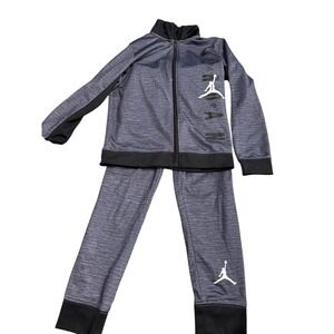 Jordan Kids' Tracksuit Set - Jacket and Pants - Gray Black